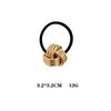 Retro Gold Geometric Hair Clips and Ponytail Ties