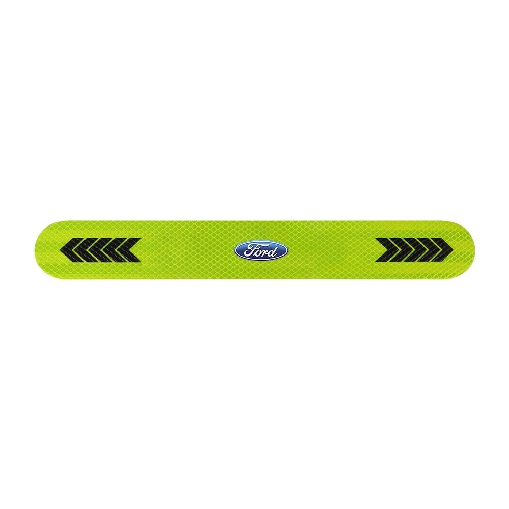 Car Reflective Warning Strip Tape Secure Reflector Stickers Center Cover For Ford Focus 3 MK2 Ranger Fiesta Mustang Kuga Mondeo