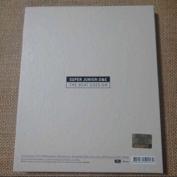 [USED] SUPER JUNIOR-D&E "THE BEAT GOES ON" Korean Edition