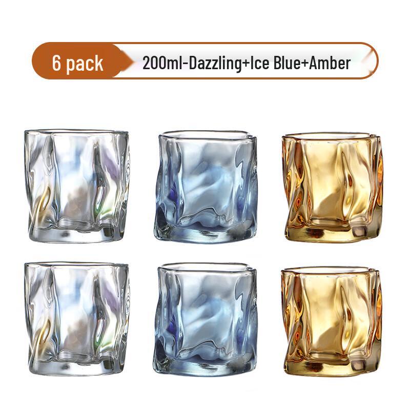 Qianxing Twisted Whiskey Glass Set