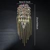Pin Beads Tassel Epaulette Rhinestone Shoulder Jewelry  Clothing Accessories