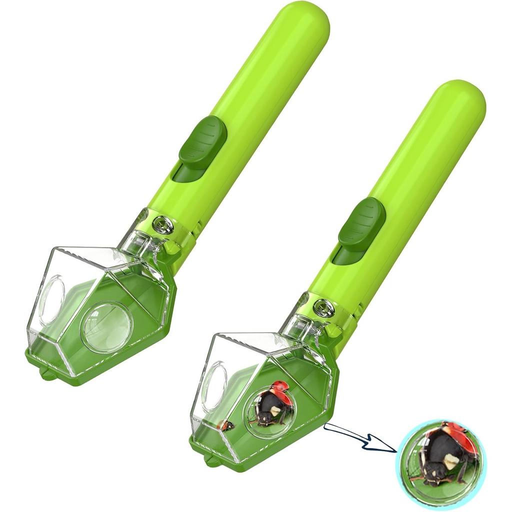 Bug Catcher for Kids, Insect Trap Kit with 6X Magnifier Glass - STEM Educational Exploration Tool for Indoor and Outdoor,Christmas Birthday Gifts Toys