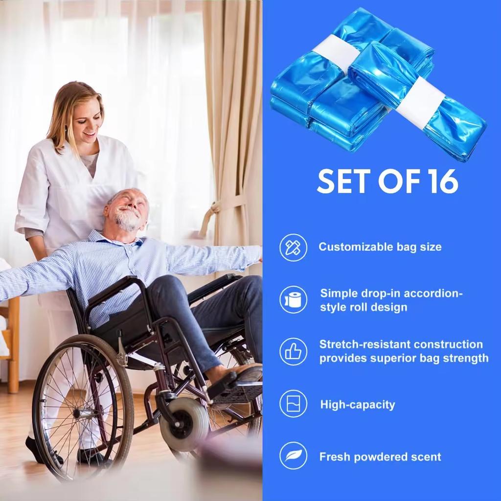 Windeleimer Nachfüllbeutel für Sangenic Tommee Tippee für Genie für Angelcare für Munchkin Unparfümierte Ersatzbeutel Tommee Tippee