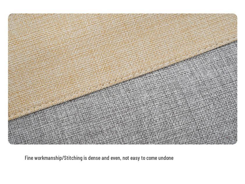 Coș de depozitare modern din in bicolor pentru casă și jucării