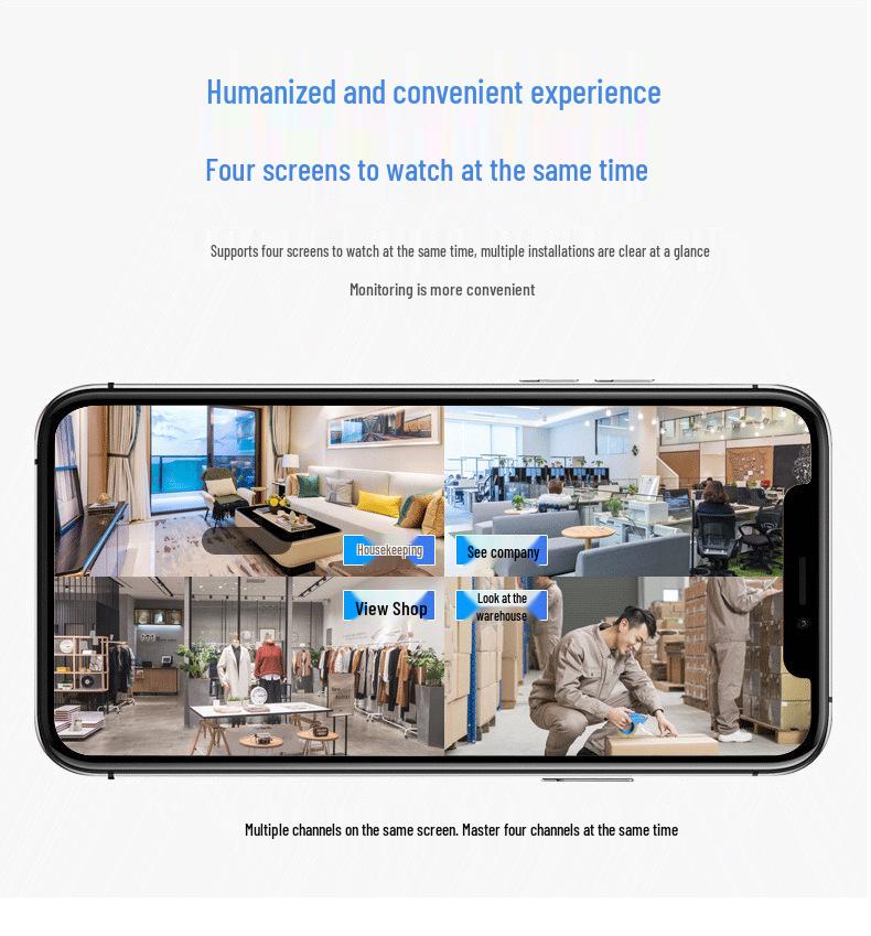 V380Pro Panoramic HD Smart Bulb Indoor Surveillance Camera