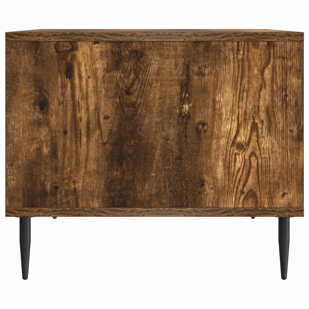 Coffee Table Smoked Oak 90 x 50 x 40 cm Wood Based Material