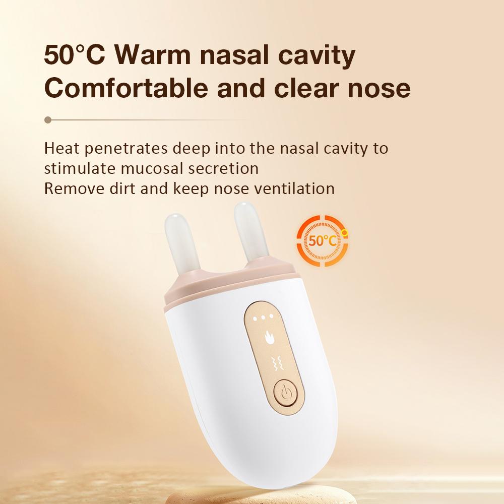 Electric Nose Pad Massage, Multi-functional Vibration Hot Compress Facial Lift Massage Nose Pad