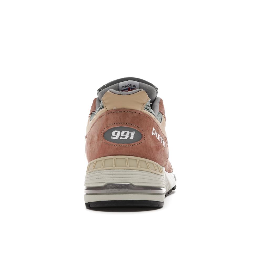 Patta x New Balance 991 Made in England Dusty Pink Herren-Sneaker Light-Petrol M991PAT