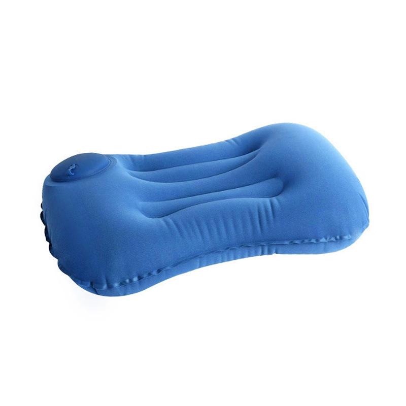 Press The Inflatable Pillow - Square Rest Pillow for Neck and Waist Protection - Travel Portable Square Pillow - Sleep Pillow - Vehicle Seat Cushion