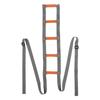 Bed Ladder Assist with Handle Bed Rope Ladder Helper Pull Up Assist Sitting Up Helper Strap Orange Grey