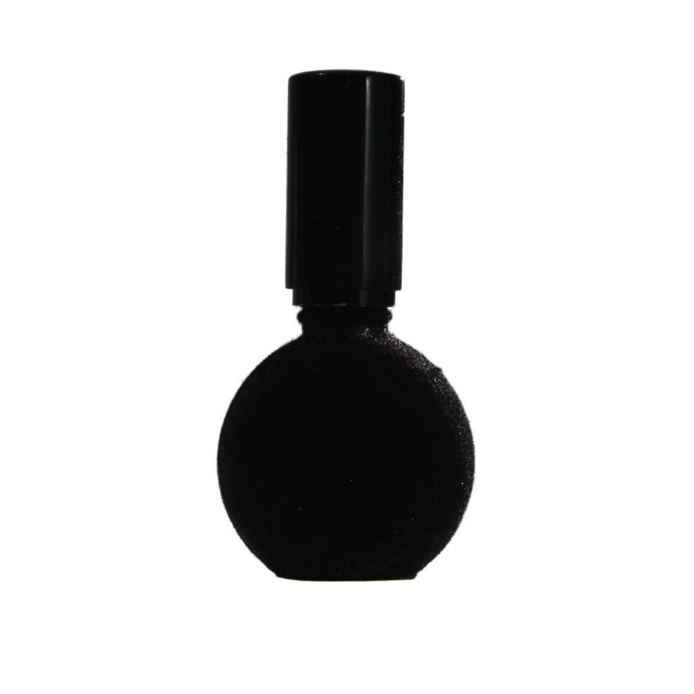 Portable 5ml Perfume Bottle Flocking Refillable Liquid Cosmetic Container Leak-proof Perfume Atomizer Bottle Travel чёрный