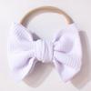 New versatile nylon baby headband, cute bow children's headscarf, thin breathable baby hair accessories