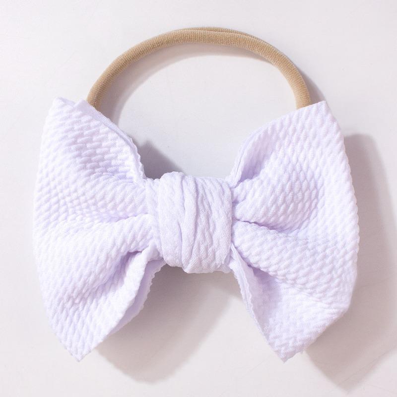 New versatile nylon baby headband, cute bow children's headscarf, thin breathable baby hair accessories
