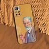 Sigmund Freud Phone Case for Xiaomi 15 14 13 12 Mi 11 ultra Pro Lite Black Soft Silicone Cover
