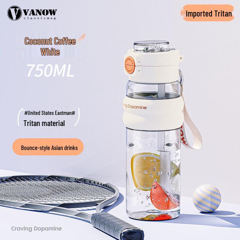 Vanow Insulated Sports Water Bottle with Straw