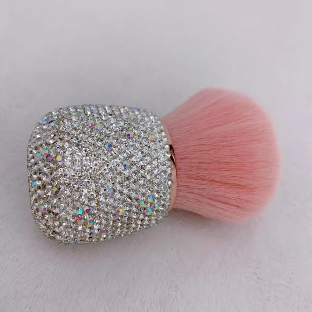 Rhinestone Multifunctional Soft Loose Powder & Nail Art Cleaning Brush