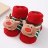 Cute Santa Claus Doll Knitted Baby Socks Newborn Toddler Soft Snowman Deer Warm Floor Socks Girls Infant Boys Mid Socks New