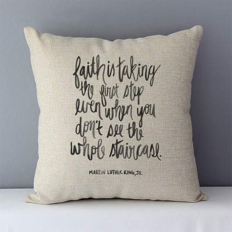 Short Plush Material Pillowcasedream Believe Achieve Letters Printed Quality Cozy Cushion Cover Home Decorative Pillows Square