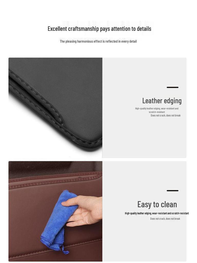 Crown Lu Fang Rear Seat Kick Mat - Anti-Kick Protection & Interior Enhancement