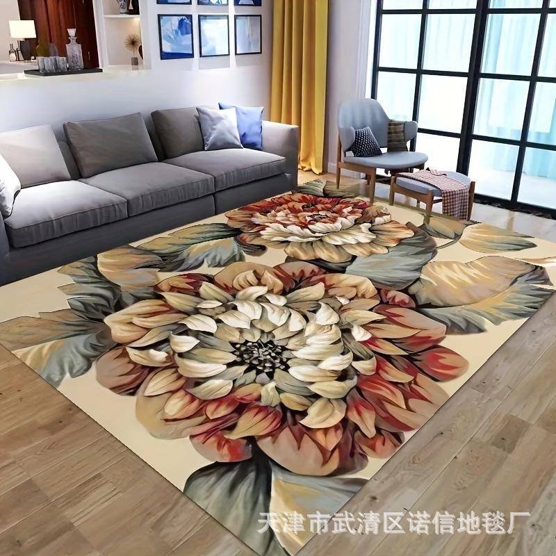 Modern Light Luxury Carpets, Anti-Slip Floor MATS, Minimalist Style Living Room And Bedroom MATS For Home Decoration Rug