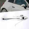 1Pair Side Chrome Door Handle 68069942AC For Fiat 500 2007-2020 Alfa Romeo 147 2000-2010