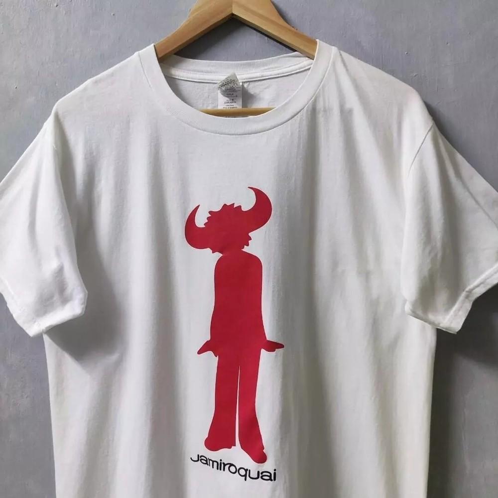 Jamiroquai Band Shirt Jamiroquai White Short Sleeve Tshirt Unisex S5XL Unisex T-Shirt XXXXL