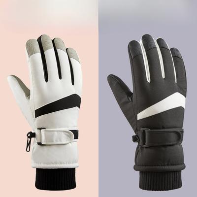 New Winter Ski Gloves for Men and Women Outdoor Riding Waterproof and Non Slip Touch Screen To Keep Warm and Velvet Padded Cold.