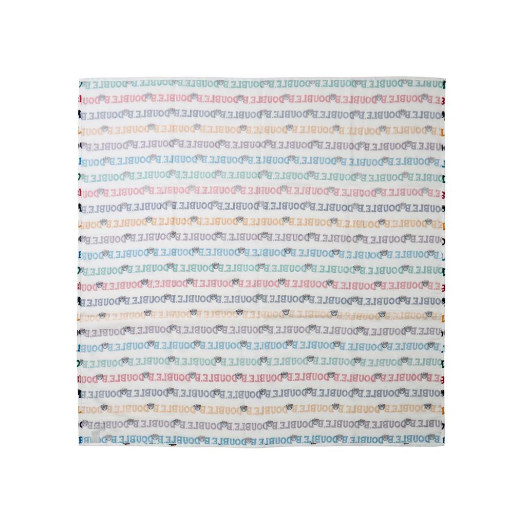 MIKI HOUSE Double B Multi Ticket Gauze Blanket Swaddle Nursing Cape Made In Japan for Boys Girls Babies Kids Babies Baby Clothes Adults Multicolor