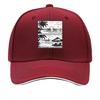 Tropical Beach Sunset Palm Tree Ocean Sailboat Sketch Sandwich Baseball Cap Unisex Women Sun Cap Outdoor Workouts Hat