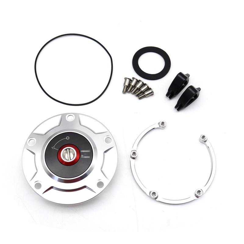 

Для Ducati DIAVEL V4 PANIGALE V2 V4 STREETFIGHTER V2 V4 КРЫШКА ТОПЛИВНОГО БАКА ИЗ АЛЮМИНИЯ, быстросъемная крышка топливного бака 2022 2025 2024 серебряный