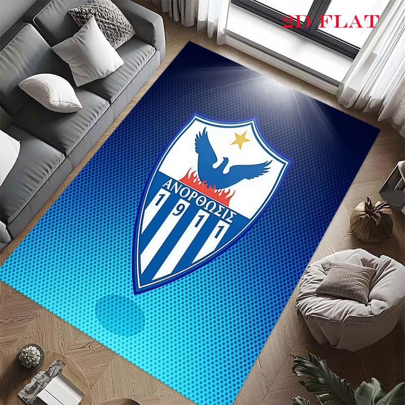 Anorthosis Famagusta FC Carpet Rug for Living Room Bedroom Home Sofa Decoration,Kids play Nonslip Floor Mat