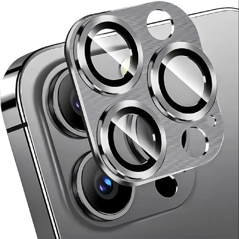 

Повне покриття металеве скло для камери для iPhone 16 Pro Max 13 12 Mini для iPhone 15 14 11 Pro Max 16 Plus захисне скло для камери 11 Pro чорний
