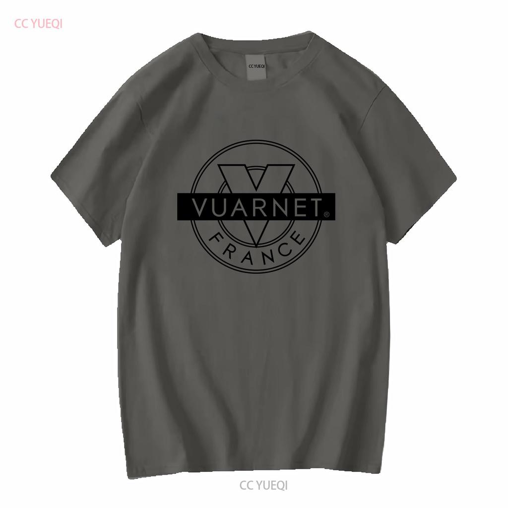 VUARNET France Symbol Logo Mens Grey T shirt Size S to 5XL long or short sleeves vintage Washed Soft Stylish designer clothes
