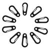 TEMLUM Carabiner, Small Mini Carabiner, Set of 10, Snap Hook,