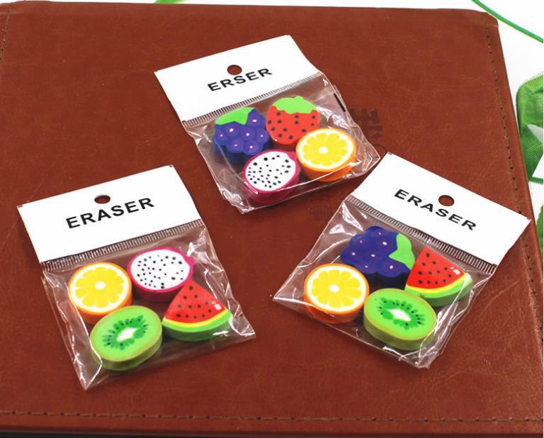 

Creative Fruit Eraser for Kids - Cartoon Stationery and Learning Supplies 4.2 cm