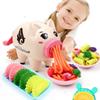 Kids Colored Clay Noodle Machine DIY Play Dough Tools Ice Cream Plasticine Mold Kits Puzzle Toys for Boys Girls Birthday Gift