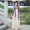  Traditional Chinese Hanfu Dress - Tang Dynasty Floral Print Matching Outfits for Women