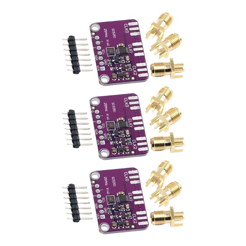 High Precise Square Waves Frequency Generator Adjustable 8kHz To 160MHz Via I2C Interfaces Signal Generator Module