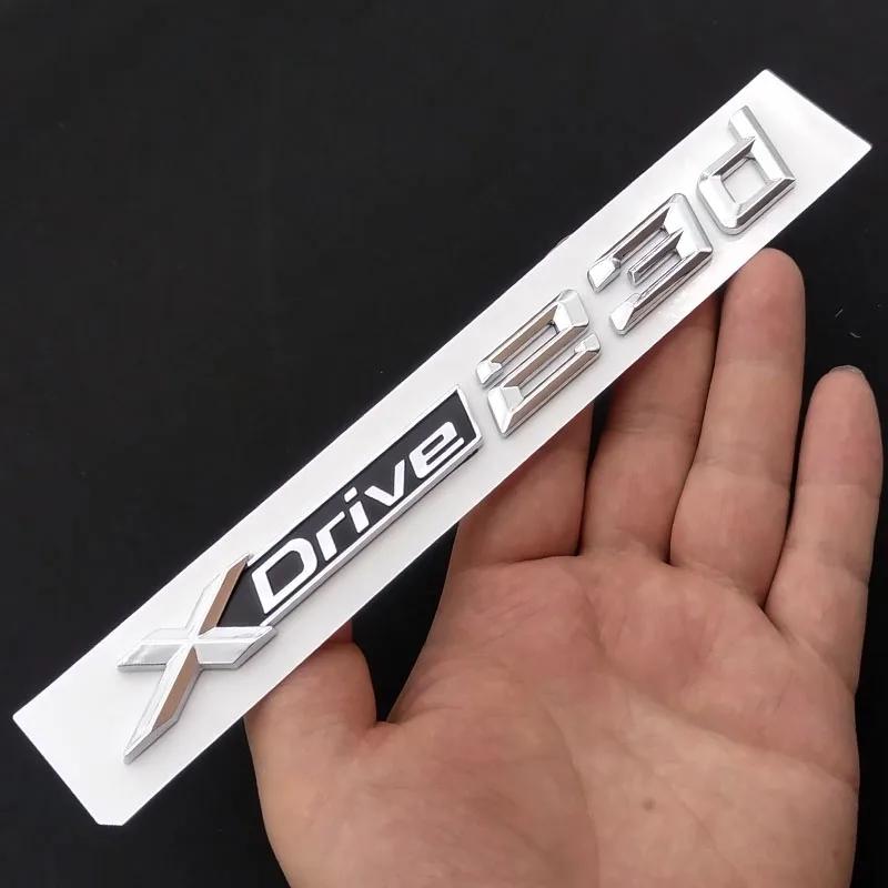 3D ABS XDrive 20d 23d 25d 30d 35d 40d 45d 50d 55d 20i 25i 30i GT X1 X3 X5 X6 Car Rear Trunk Emblem Sticker for BMW Accessories VM4