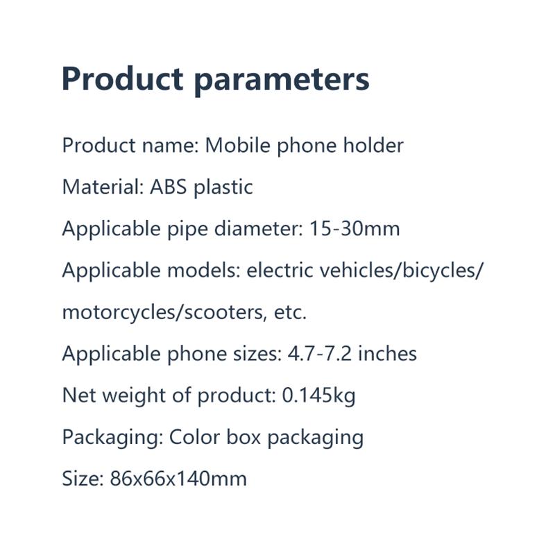 Bicycle Phone Holder Motorcycle Bike Handlebar Rear-View Mirror Phone Case For Iphone Android Bike Motorbike Phone Stand Mount