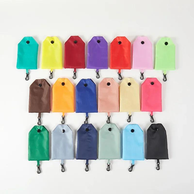 

Portable Shoulder Handbag Polyester for Travel Grocery Case Women s outside Shopping Bag Eco-friendly Folding Reusable