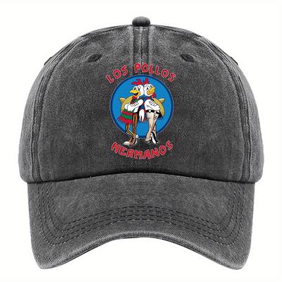 Los Pollos Hermanos Fun Themed Print Baseball Cap Adjustable Size In Multiple ColorsAppropriate for Any Season