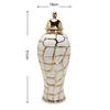 home decor vases Ceramic electroplated general jar Nordic flower vase handicraft decoration foyer soft decoration storage jars