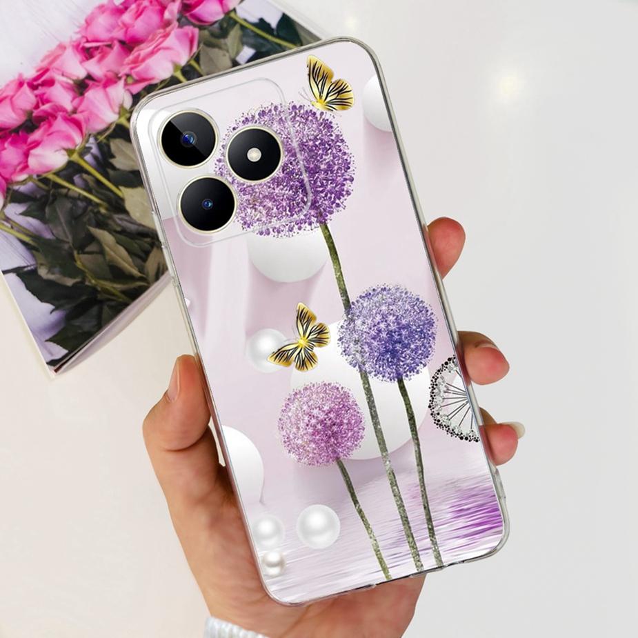 

Чехол для Realme C53 RMX3760 Новая Модная Расписная Крышка Мягкий Силиконовый Чехол для Телефона Для Realme C53 C 53 Narzo N53 Fundas 6.74 Shell Realme C53