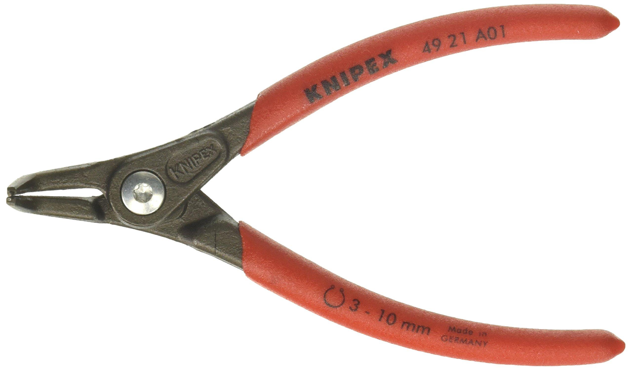 

KNIPEX Shaft Precision Snap Ring Bent 4921-A01 Pliers, (SB) 4921-A01
