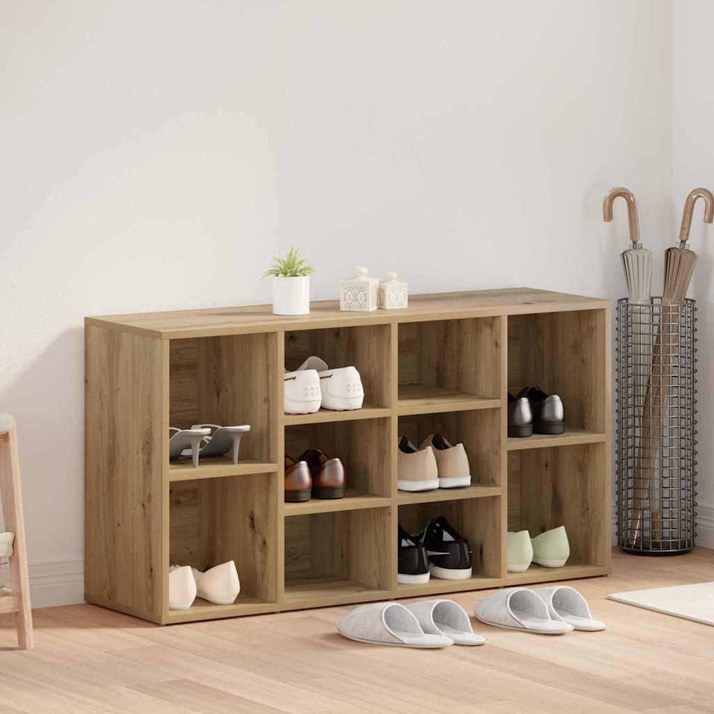 Shoe Bench Artisan Oak 103 X 30 X 54.5 Cm Particleboard