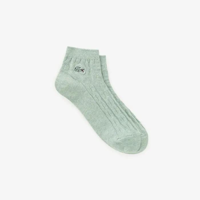 Women's Cable Ankle Socks RA034E-56G 02M