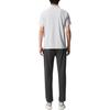 Saucony Knitted Solid Color Drawstring Mid-Rise Comfortable Stretch Casual Pants Men bottoms Blue Mist Gray SA2269KP24L-MG049