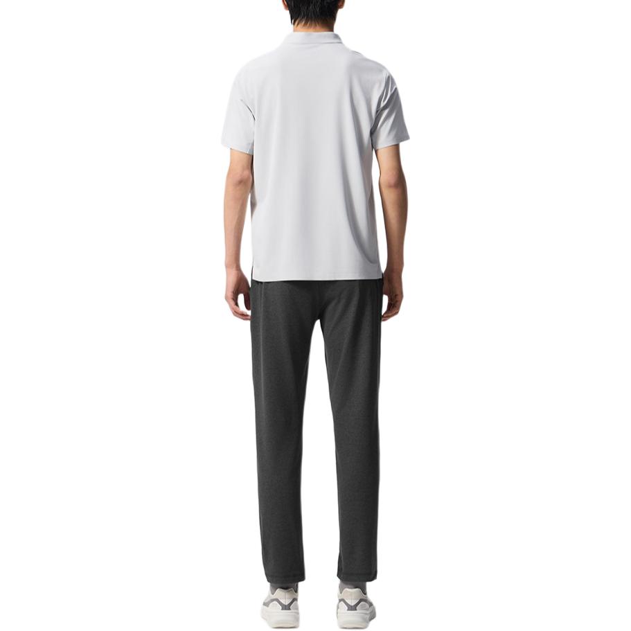 Saucony Knitted Solid Color Drawstring Mid-Rise Comfortable Stretch Casual Pants Men bottoms Blue Mist Gray SA2269KP24L-MG049