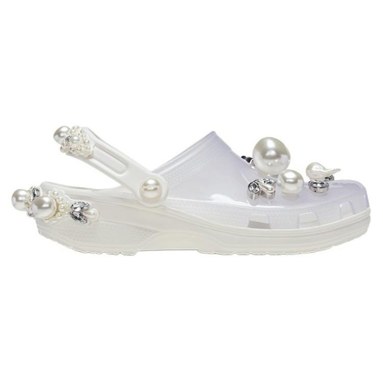 Crocs Simone Rocha X Classic Clog Translucent Unisex Sneakers Cream 210144-0WV